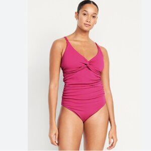 NWOT Old Navy Maternity Nursing Bathing Suit Pink